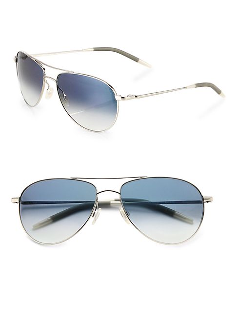 Oliver Peoples - Benedict Aviator Sunglasses