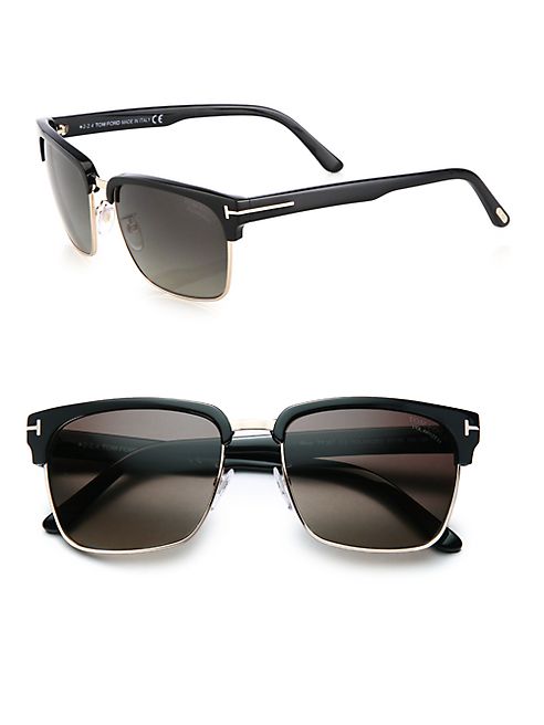 Tom Ford Eyewear - River 57MM Square Sunglasses