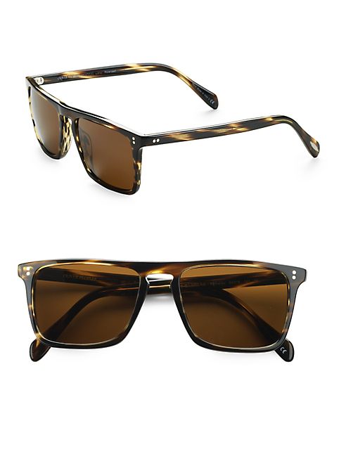 Oliver Peoples - Bernardo Square Sunglasses/Cocobolo