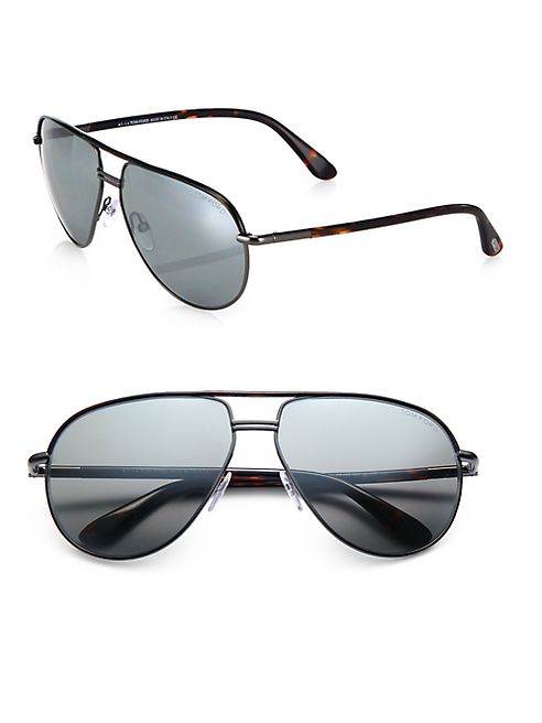 Tom Ford Eyewear - Cole Metal Aviator Sunglasses