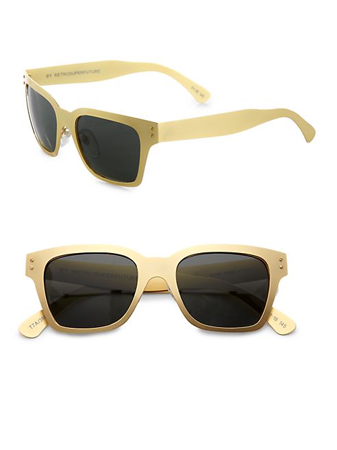 Super by Retrosuperfuture - Metal America Oro Sunglasses