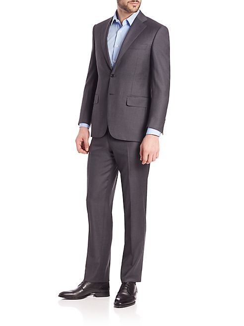 Canali - Wool Two Button-Front Suit