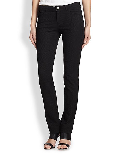 Lafayette 148 New York - Reptile-Print Skinny Jeans