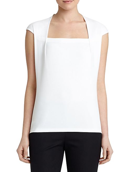 Lafayette 148 New York - Giada Stretch-Cotton Top