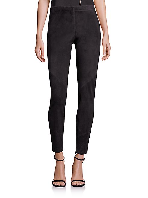 Lafayette 148 New York - Magic Stretch Suede Zip Pants