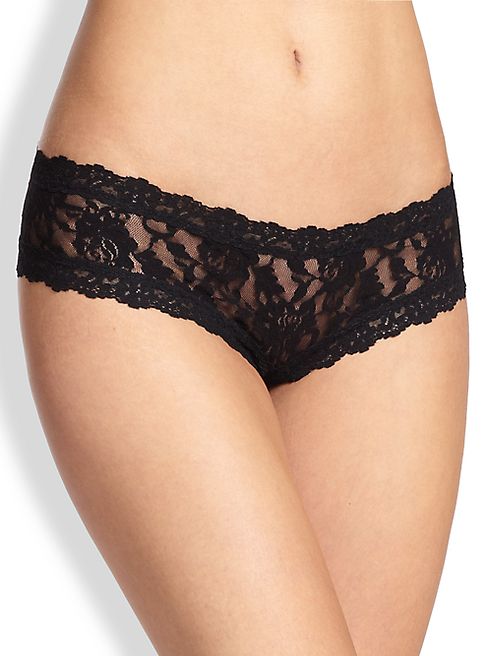 Hanky Panky - Signature Lace Cheeky Crotchless Hipster