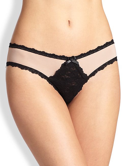 Hanky Panky - After Midnight Nude Illusion Crotchless Bikini