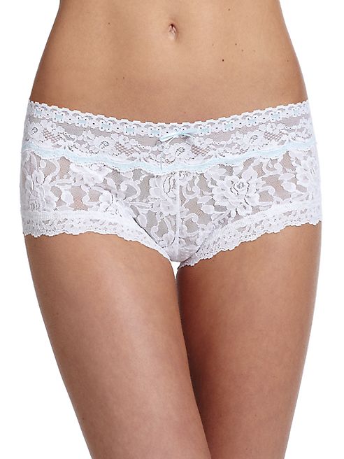 Hanky Panky - Annabelle Mid-Rise Lace Bridal Boyshorts