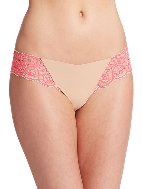 Commando - Tulip Lace & Microfiber Thong