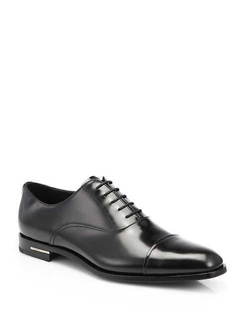 Prada - Spazzolato Captoe Oxfords