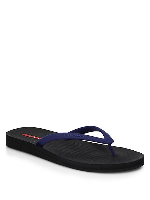 Prada - Rubber Flip Flops