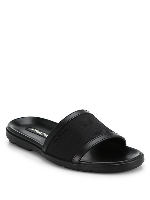 Prada - Nylon Slide Sandals