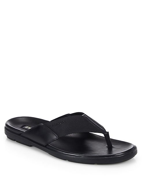 Prada - Nylon Thong Sandals