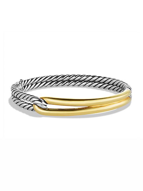 David Yurman - Labyrinth Single-Loop Bracelet with Gold