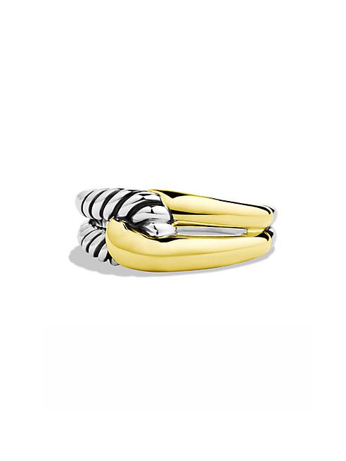 David Yurman - Labyrinth Single-Loop Ring with Gold