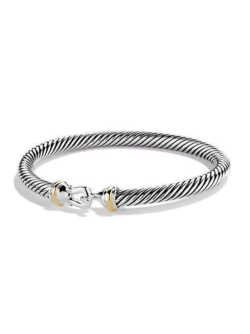 David Yurman - Cable Buckle Bracelet with Gold