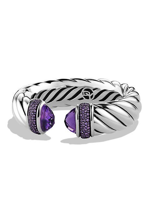 David Yurman - Waverly Bracelet with Amethyst and Purple Sapphires