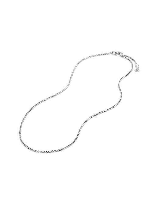 David Yurman - Box Chain Necklace with Gold