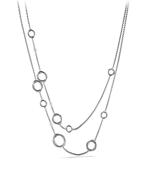 David Yurman - Infinity Necklace with Pearls