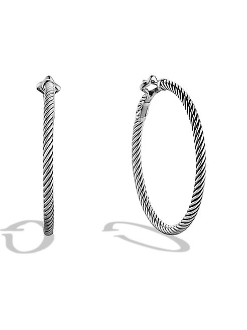 David Yurman - Cable Classics Large Hoop Earrings