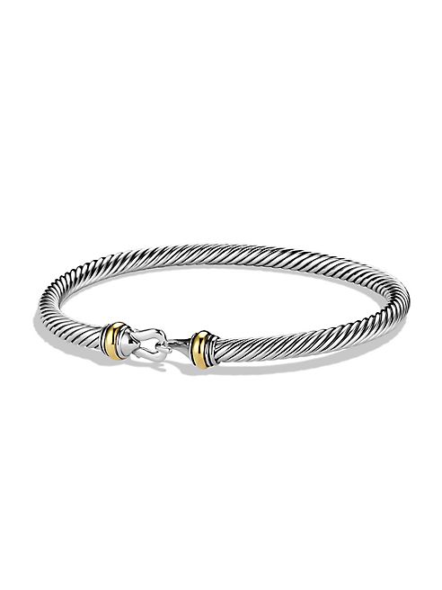 David Yurman - Cable Buckle Bracelet with Gold