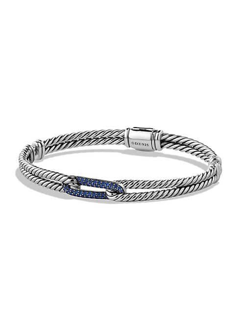 David Yurman - Petite Pavé Labyrinth Mini Single-Loop Bracelet