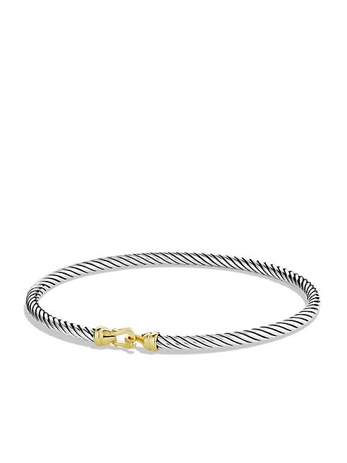 David Yurman - Cable Buckle Bracelet with Gold