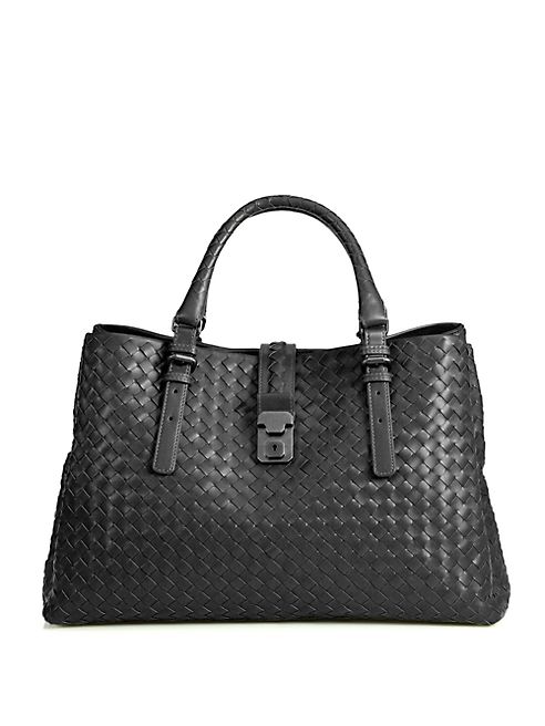 Bottega Veneta - Roma Medium Intrecciato Leather Satchel