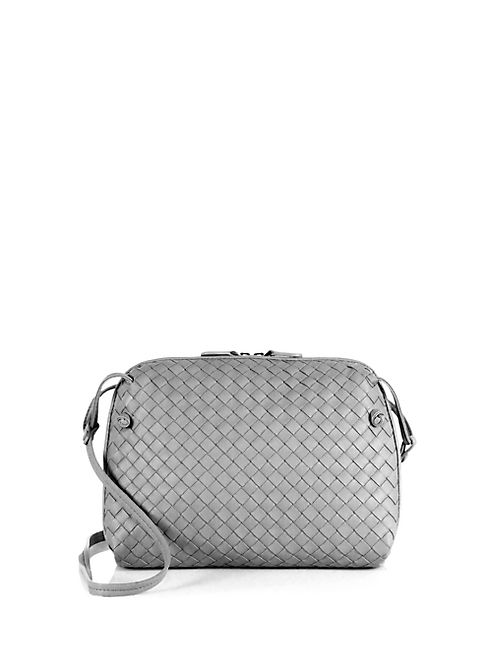 Bottega Veneta - Small Pillow Intrecciato Leather Crossbody Bag