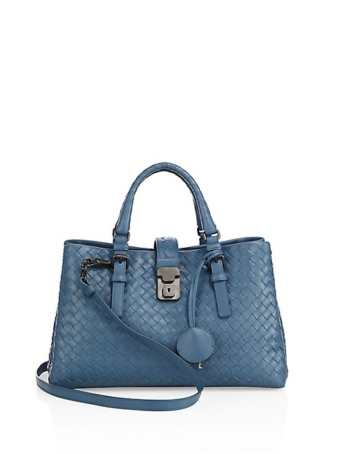 Bottega Veneta - Roma Small Intrecciato Leather Tote