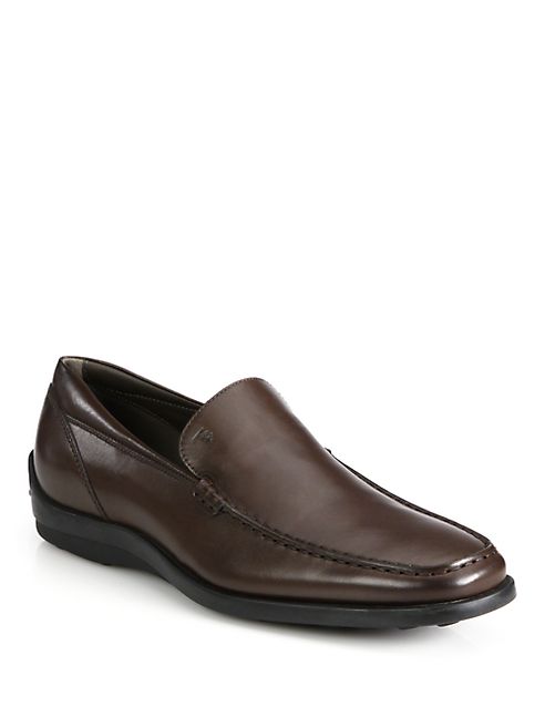 Tod's - Quinn Matte Leather Loafers