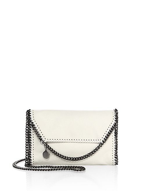 Stella McCartney - Shaggy Deer Falabella Faux Leather FoldoverChain Crossbody Bag