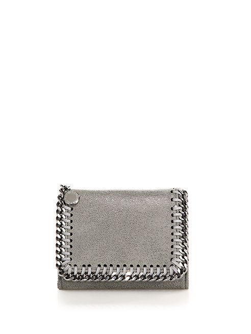 Stella McCartney - Falabella Faux-Suede Trifold Wallet