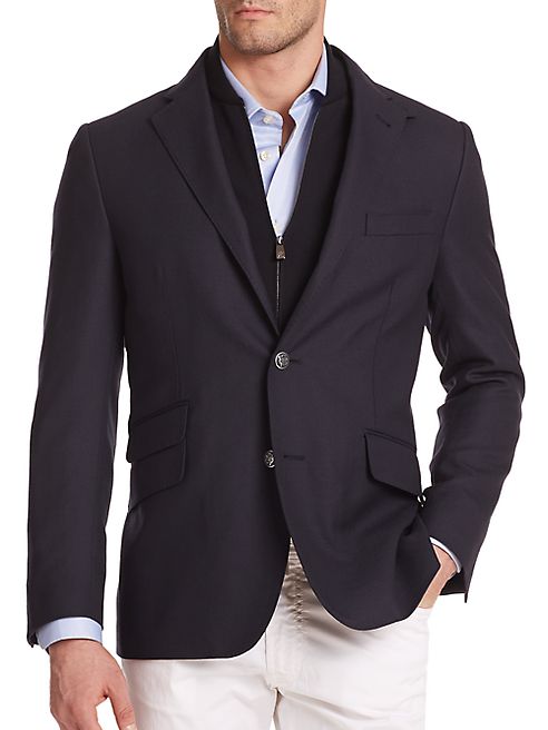 Corneliani - Solid Virgin Wool Sportcoat