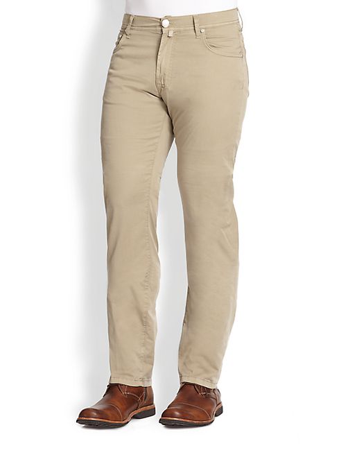 Corneliani - Five-Pocket Cotton Pants