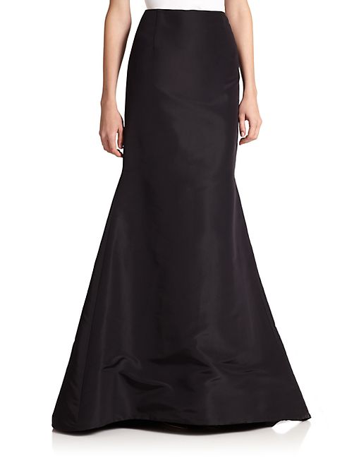 Carolina Herrera - Icon Collection Silk Faille Long Trumpet Skirt