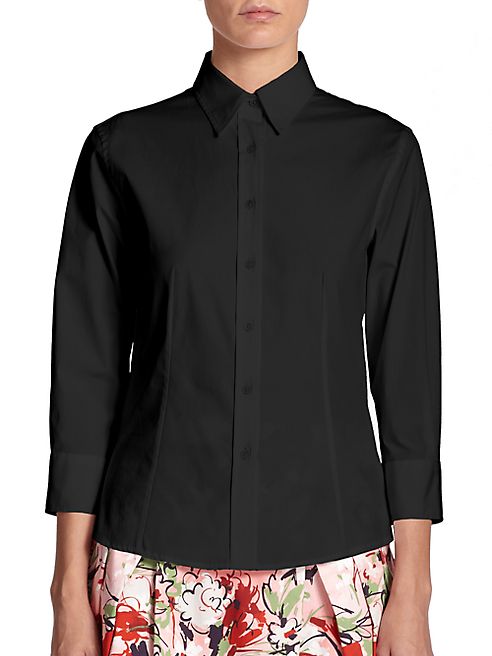 Carolina Herrera - Classic Cotton Blouse