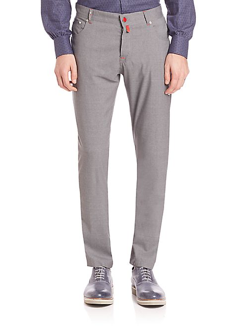 Kiton - Five-Pocket Wool Pants