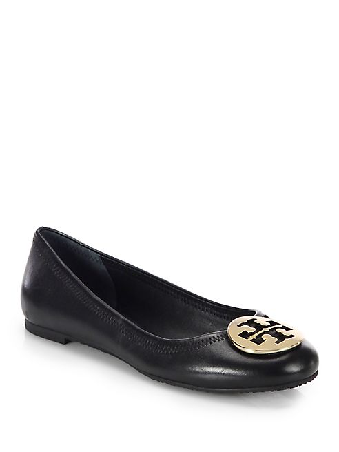 Tory Burch - Reva Leather Ballet Flats