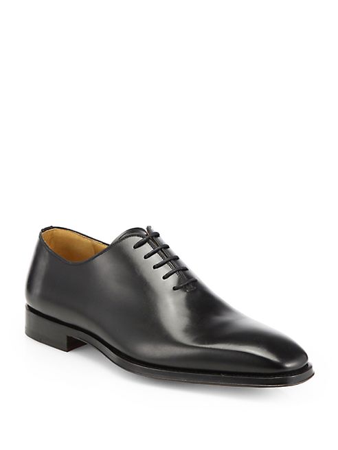 Saks Fifth Avenue Collection - Saks Fifth Avenue by Magnanni Leather Balmoral Shoes