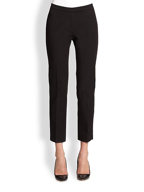 Peserico - Stretch Cotton Cropped Slim-Leg Pants