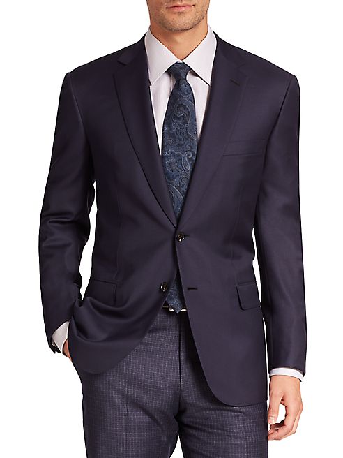 Brioni - Solid Tailored Wool Jacket