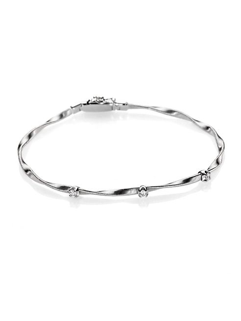 Marco Bicego - Marrakech Diamond & 18K White Gold Bracelet