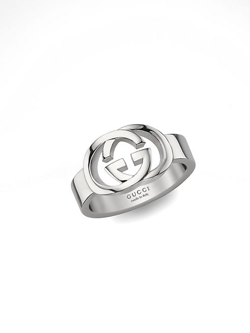 Gucci - Sterling Silver Double G Ring