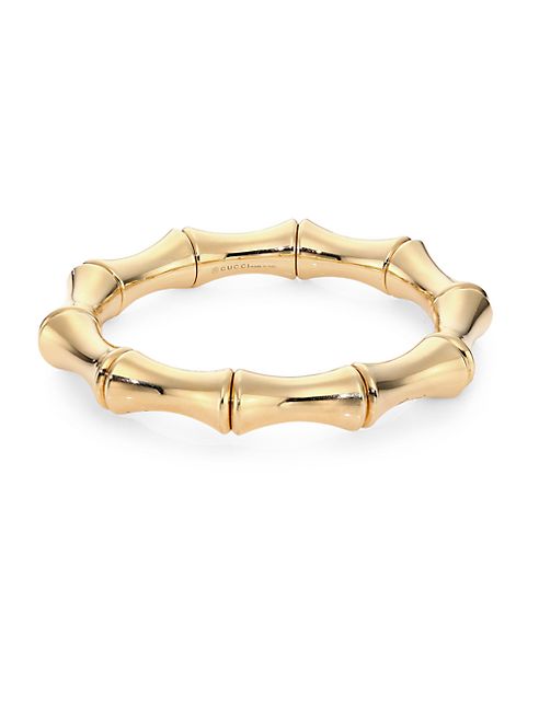 Gucci - Bamboo 18K Yellow Gold Bangle Bracelet