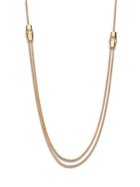 Gucci - Bamboo 18K Yellow Gold Box Chain Necklace