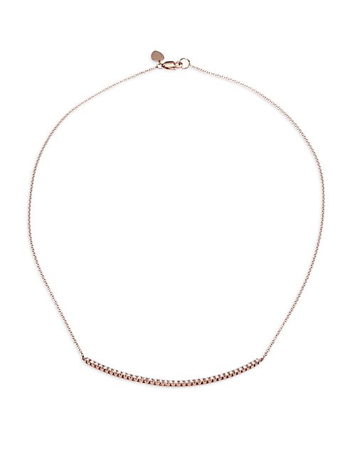 Meira T - Diamond & 14K Rose Gold Chain Necklace