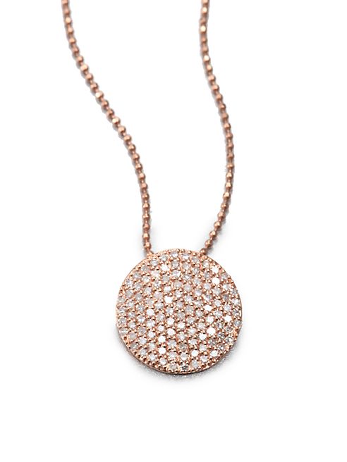 Phillips House - 14K Rose Gold & Diamond Infinity Pendant Necklace