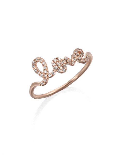 Sydney Evan - Diamond & 14K Rose Gold Love Ring