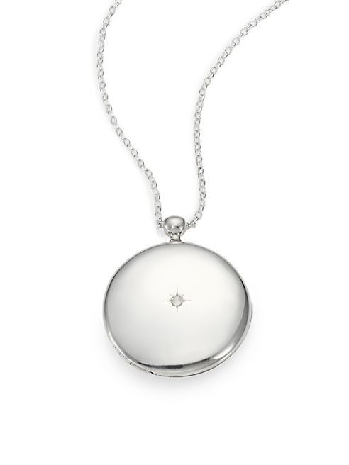 Astley Clarke - Sterling Silver Large Astley Locket Necklace